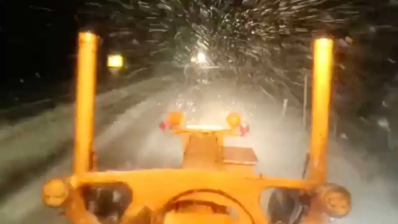 Antalya–Konya Yolu Kışa Teslim Oldu 7